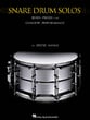 SNARE DRUM SOLOS cover